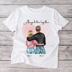 Best Couple - Personalized T-Shirt (100% Cotton, Unisex)